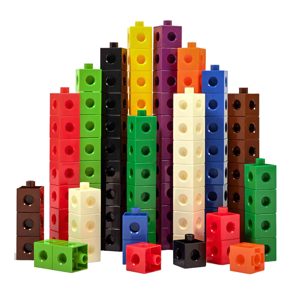 Linking Cubes 100pc; 10 Colours