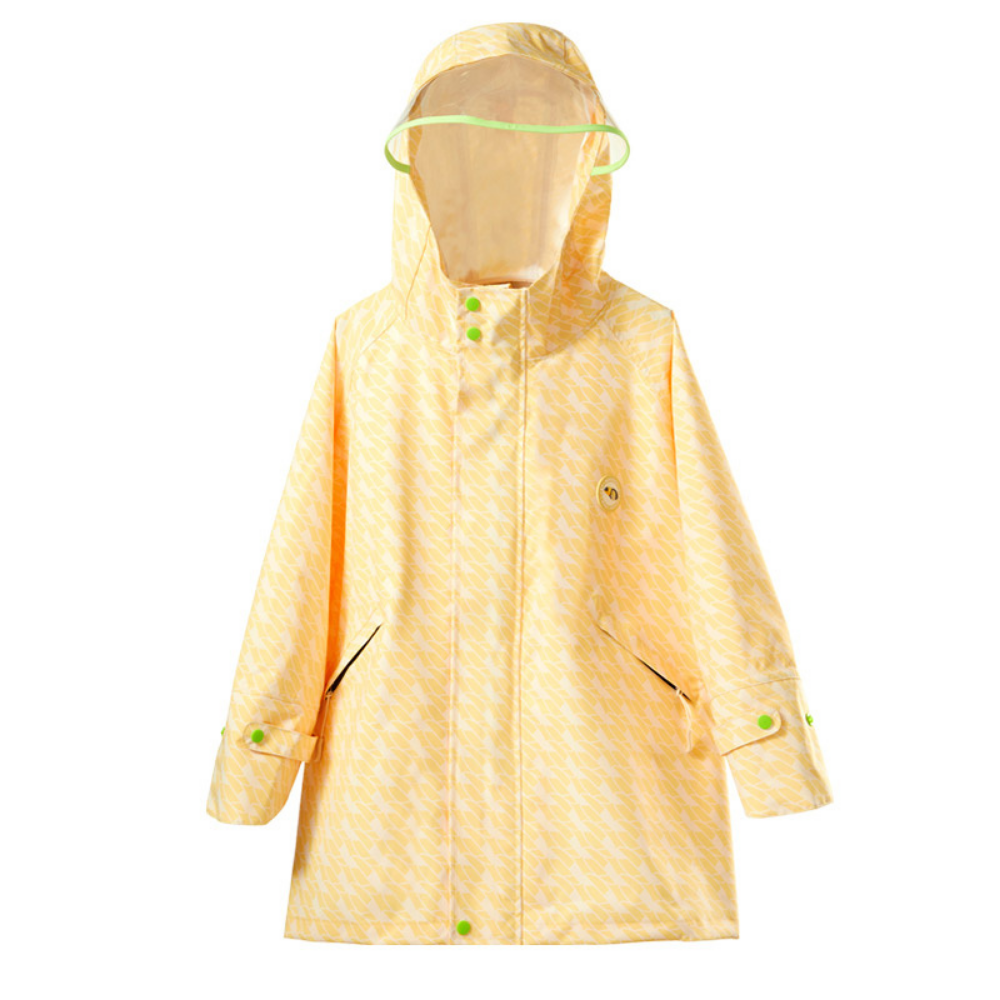 Waterproof Raincoat: Wheat Yellow Medium