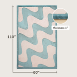 Hakuna Matte Cloud Soft Children’s Carpet: Waves 2.8 x 2m