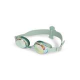 Swim Goggles: Green Dog