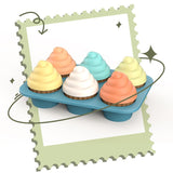 Bioplastic Cupcake Shape Sorter Set 13pc