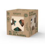Bioplastic Block Shape Pairing Sorting Cube 16pc