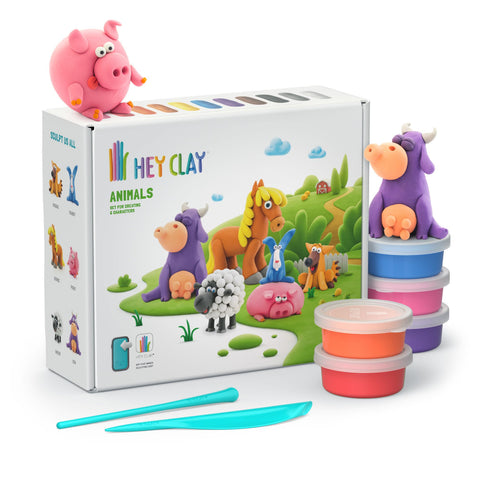 Hey Clay - Animals: Piggy, Horse, Rabbit