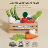 Harvest Vegetables Market Crate 10pc