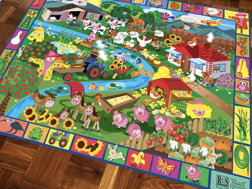 Activity Play Mat: Farm 1.5 x 2m