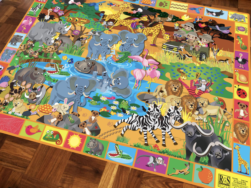 Activity Play Mat: Kruger Park 1.5 x 2m