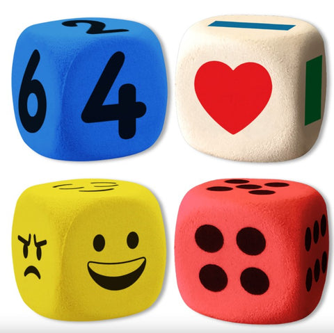 Giant Dice Pack Assorted 4pc