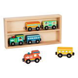 Wooden Train Set 7pc