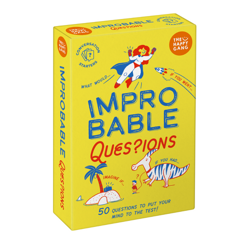 The Happy Gang Conversation Starter Cards: Improbable Questions