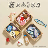 Fresh Fish Market Crate 8pc