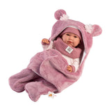 Llorens - Baby Girl Doll w Crying Mechanism, Clothing & Sleepbag: Mimi 42cm