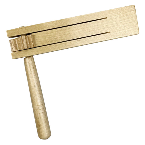 Matraca Rattle: Natural Wood