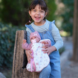 Llorens - Newborn Baby Girl Doll w Crying Mechanism, Clothing & Acc: Nacida 36cm