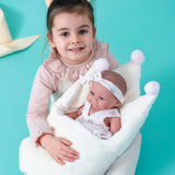 Llorens - Anatomically Correct Baby Girl Doll w Clothing & Sleepbag Nica 40cm