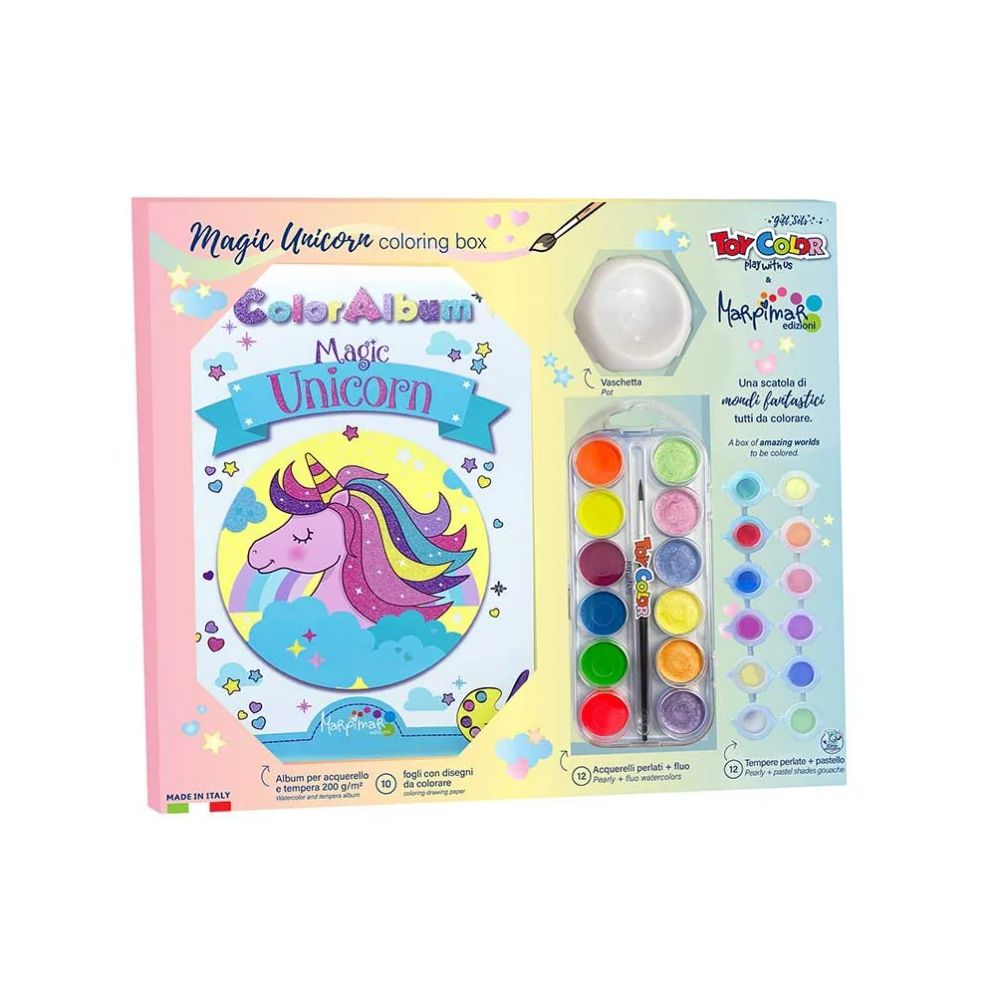 Magic Unicorn Colouring Box
