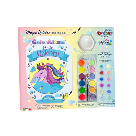 Magic Unicorn Colouring Box