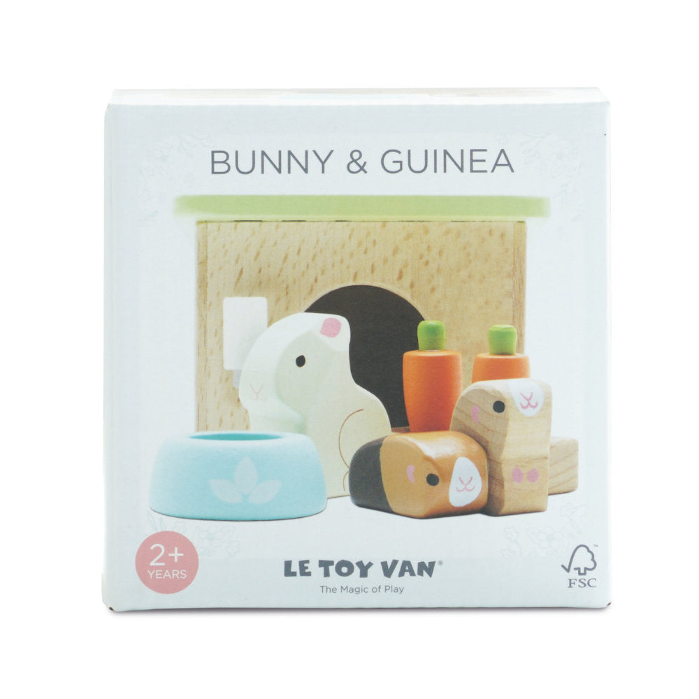 Bunny & Guinea Pet Animal Set 5pc