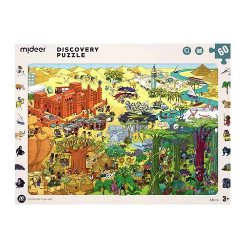 Big World Small World: Egypt-Themed Discovery Puzzle 60pc