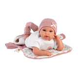 Llorens - Newborn Baby Girl Doll w Crying Mechanism, Clothing & Acc: Nacida 36cm