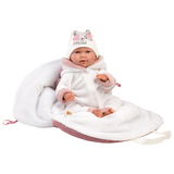 Llorens - Baby Girl Doll with Clothing & Carrycot: Mimi 42cm