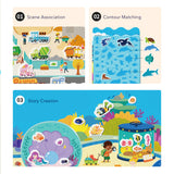 Reusable Jelly Sticker Set: Incredible Aquarium 43pc