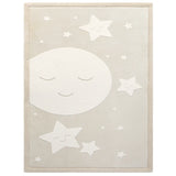 Hakuna Matte Cloud Soft Children’s Carpet: Moon & Stars 1.7m x 1.2m