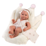 Llorens - Anatomically Correct Baby Girl Doll w Clothing & Sleepbag Nica 40cm