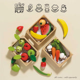 Harvest Vegetables Market Crate 10pc