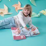 Llorens - Baby Girl Doll with Clothing & Space Carrier: Mimi 42cm