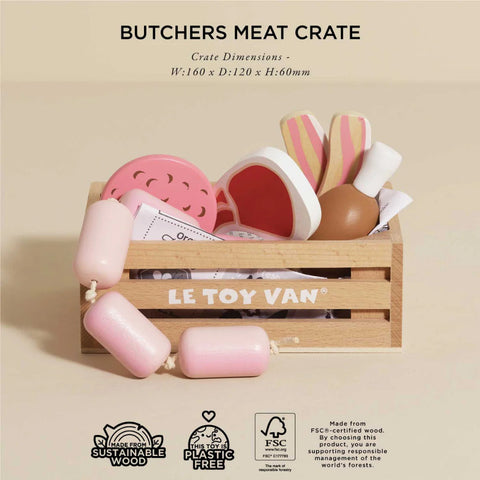 Butcher's Meat Market Crate 7pc
