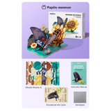 Wooden 3D Puzzle - Entomological Souvenirs: Papilio Memnon Butterfly 63pc