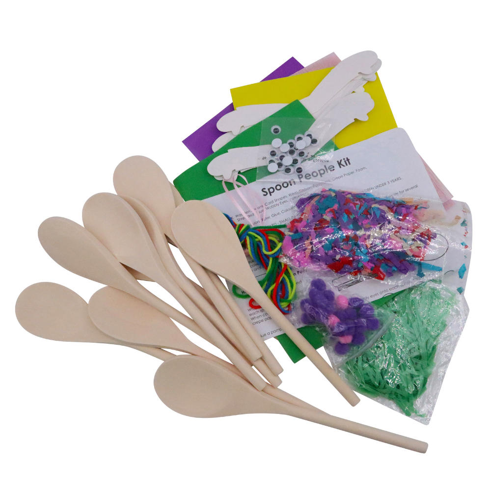 Wooden Spoon People Craft Kit