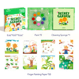 Creative Finger Paint Kit - Secret Garden
