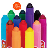Silky Washable Crayons: 24 Colours