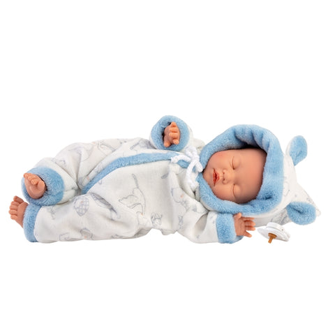 Llorens - Little Baby Boy Doll with Outfit & Pacifier 31cm