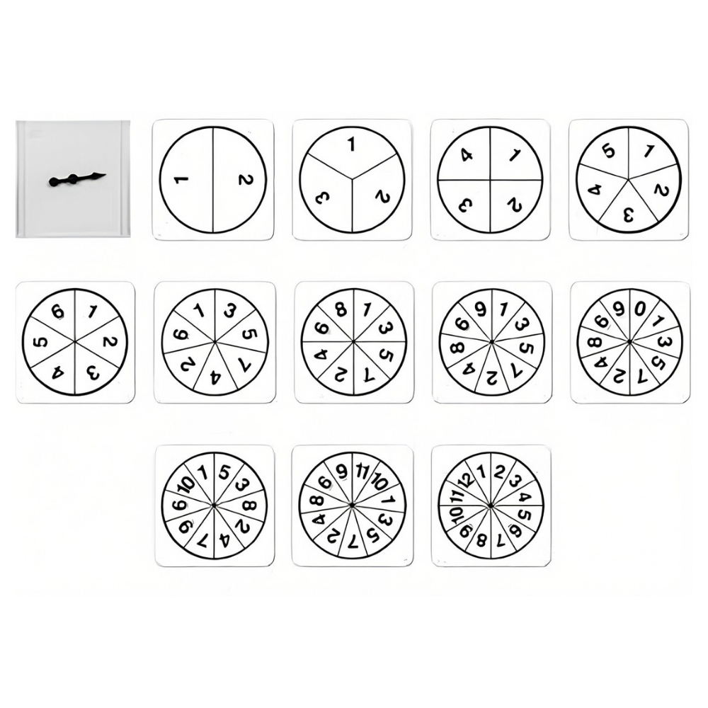 Swap & Spin: Smart Spinner Inserts - Numbers 13pc