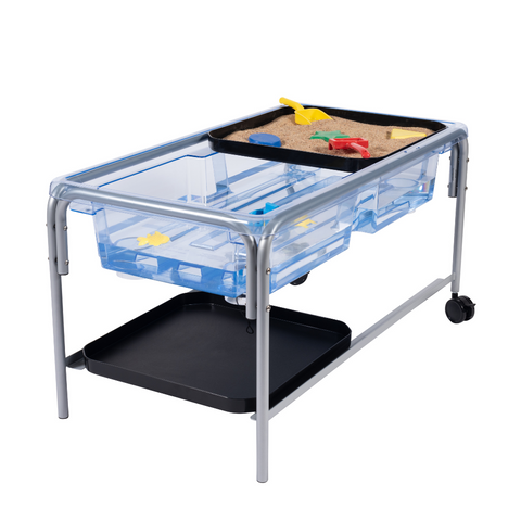 Premium Sand and Water Sensory Tray Table with Stand 58cm