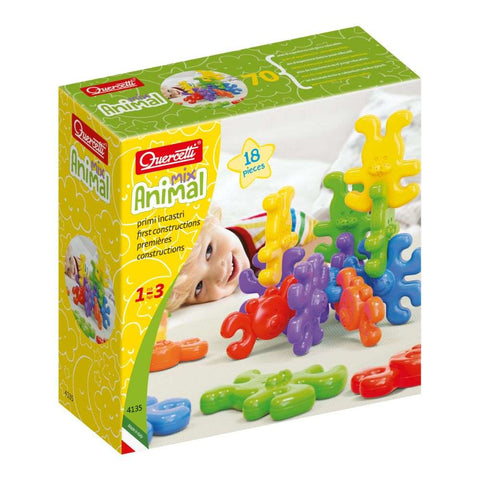 Animal Mix First Constructions 18pc