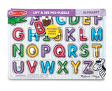 Lift & See Peg Puzzle: Alphabet