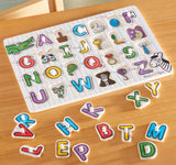 Lift & See Peg Puzzle: Alphabet