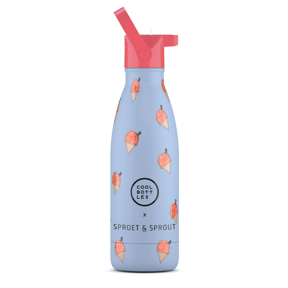 Cool Bottles Kids Reusable Thermal Bottle: SPRT & Blue Scoop 350ml