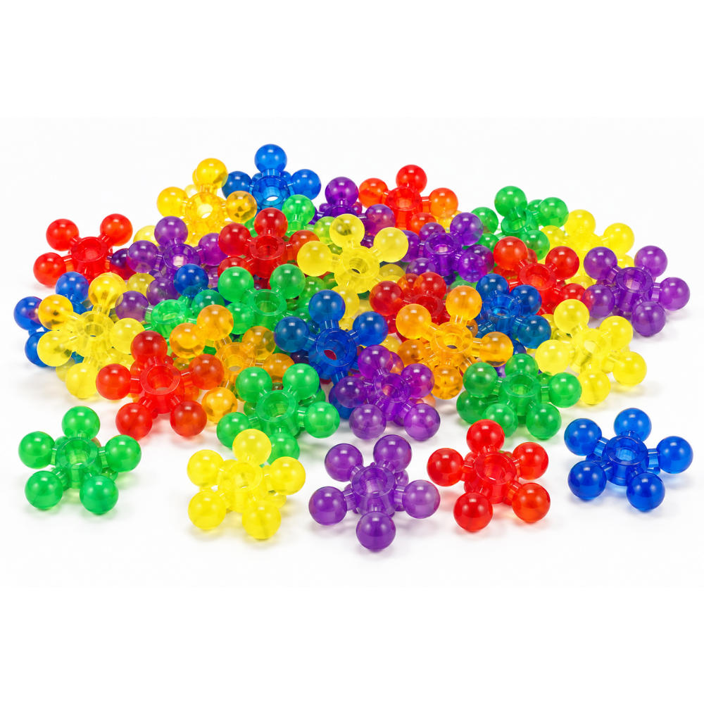 Translucent Snowflake Connectors 360pc