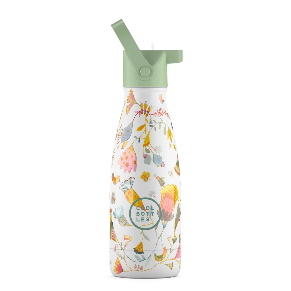 Cool Bottles Kids Reusable Thermal Bottle: Spring Flowers 260ml