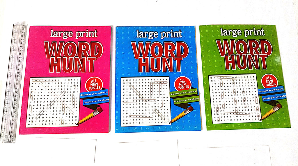 Large Print Word Hunt 3-Pack