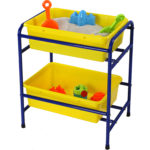 Sand and Water Tray with Stand: 2 Levels