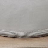 Hakuna Matte Cloud Soft Children’s Carpet: Grey Round 1.2m x 2.5cm