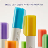 Translucent Dual Tip Markers: 6 Colours