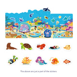 Reusable Jelly Sticker Set: Incredible Aquarium 43pc