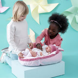 Llorens - Baby Girl Doll with Outfit & Pink Cushion: Mimi 42cm