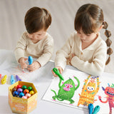 Beeswax Crayons Key Shape 12 Colours